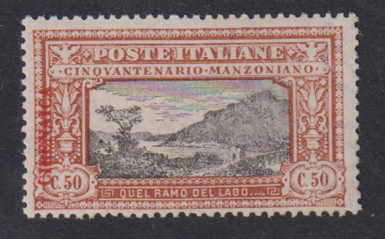 1924 - Manzoni 50 cent., n° P6, ... 