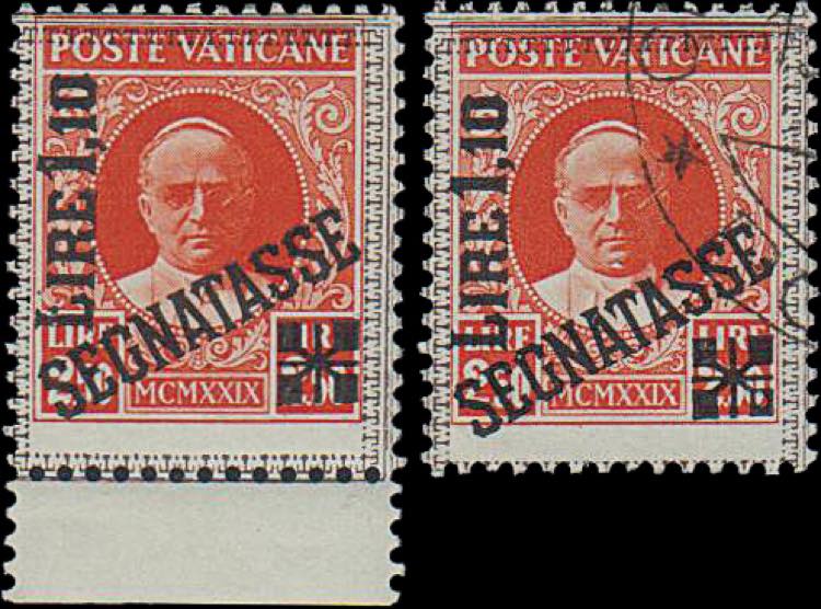 1931 - Sovrastampato 1,10 Lire su ... 