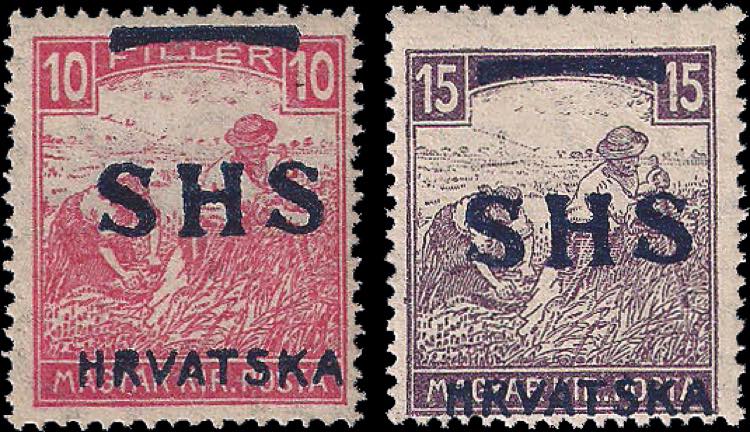 1918 - Stato SHS, Mietitori, n° ... 