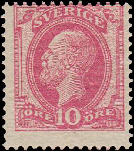 1885 - Oscar II 10 o., n° 28, ... 