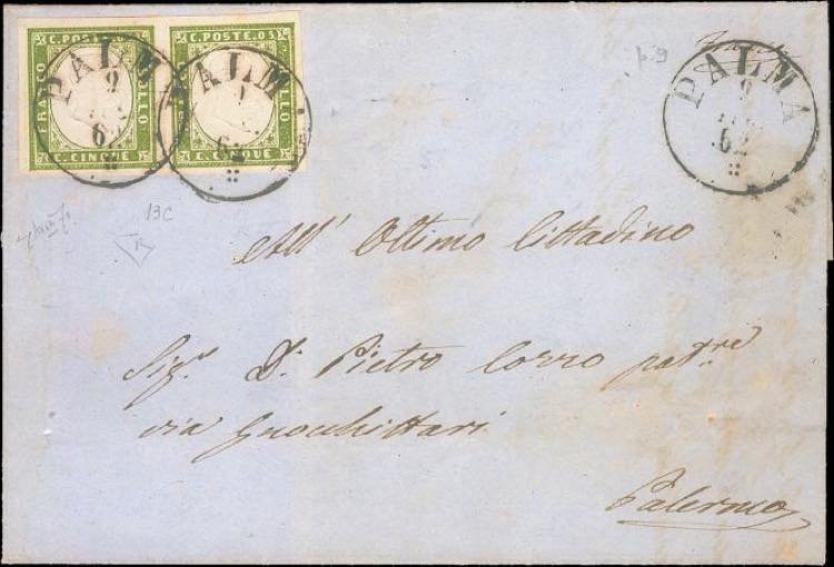 1862 - Sardegna IV, 5cent. verde ... 