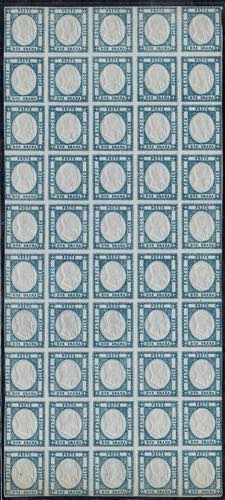 1861 - 2 grana azzurro, n° 20, ... 