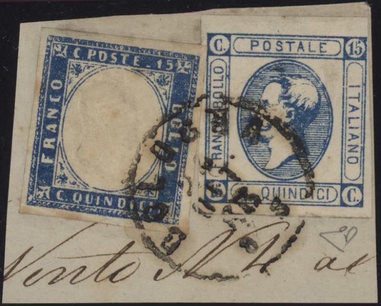 1863 - 15 cent. litografico II ... 