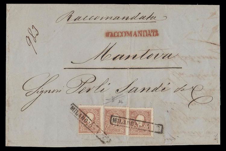 1859 - 10 s. bruno, n° 26, 3 ... 