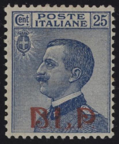 1921 - 25 cent. azzurro ... 