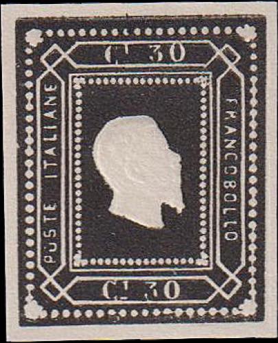1879 - Saggio Giuseppe Re 30 cent. ... 