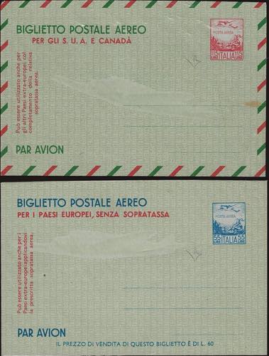 1959 - Biglietto Postale Aereo, ... 