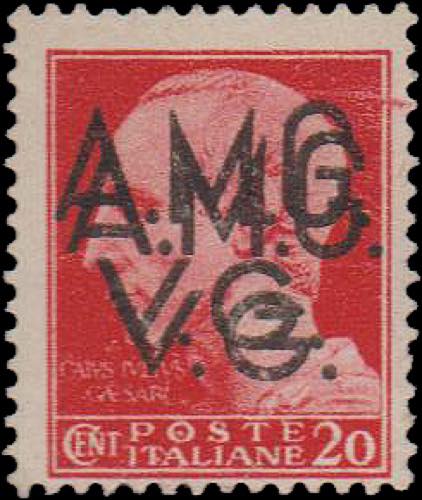 1945 - 20 cent. s.f., n° 5e, con ... 