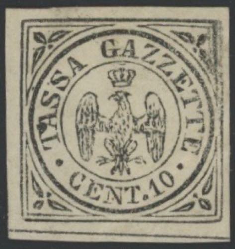 1859 - Aquilotto 10 cent., SxG n° ... 