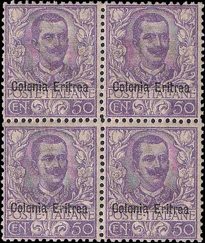 1901 - Floreale 50 cent., n° 27, ... 