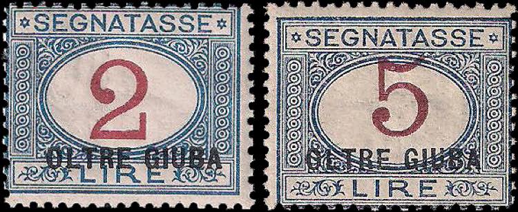 1925 - Sovrastampata, Sx n° 1/10, ... 