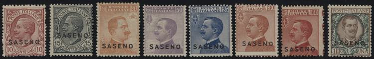 1923 - Sovrastampata SASENO, n° ... 