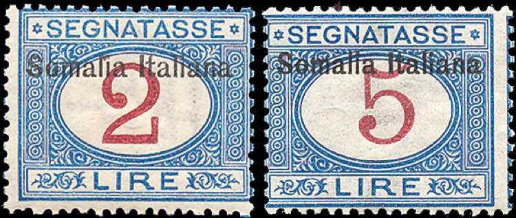 1909 - Somalia Italiana in alto, ... 