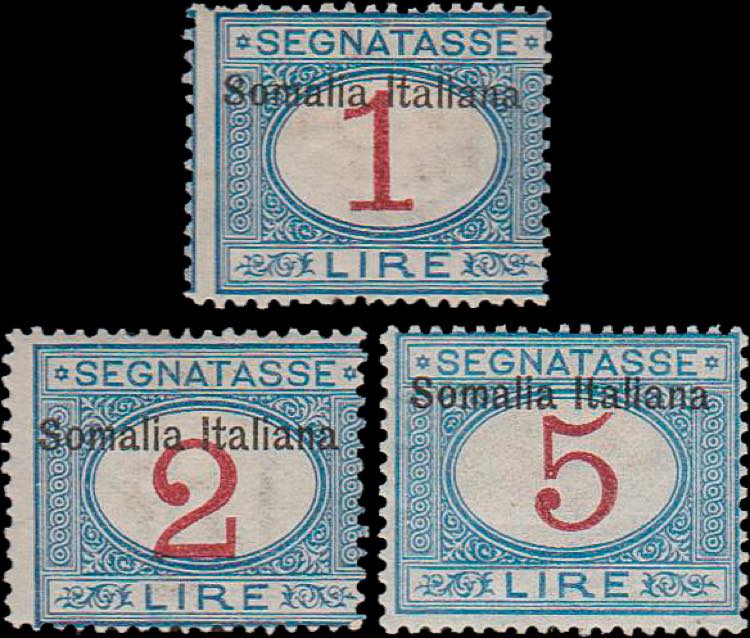 1909 - Somalia Italiana in alto, ... 