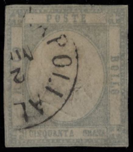 1861 - 50 Grana grigio perla, n° ... 