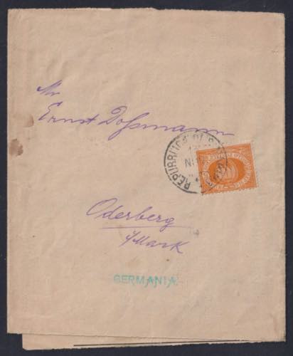 1877 - 5 cent. arancio, n°2, ... 