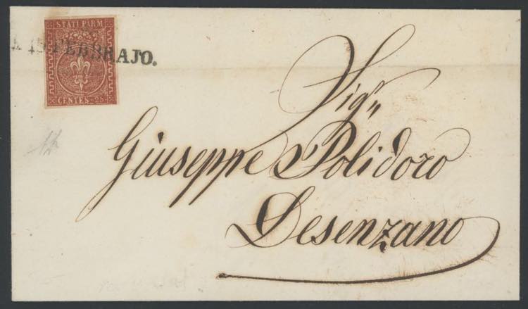 1856 - 25 centesimi, n° 8, ... 