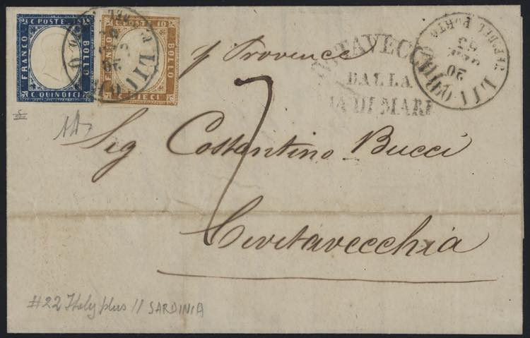 1863 - Mista Sardegna/Regno ... 