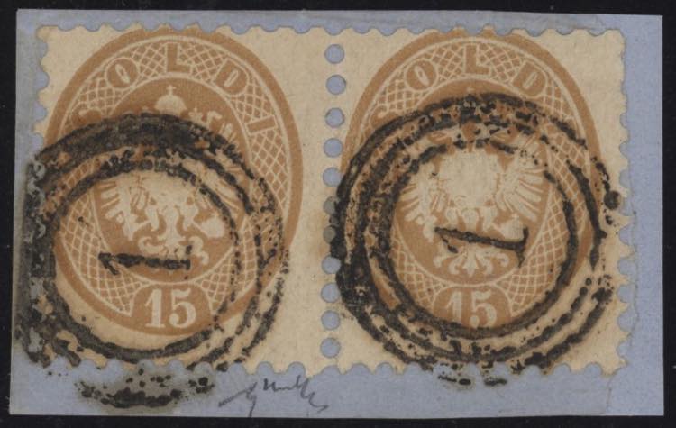 1864 - Aquila 15 soldi, n° 45, ... 