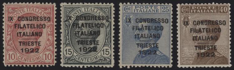 1922 - Congresso Filatelico di ... 