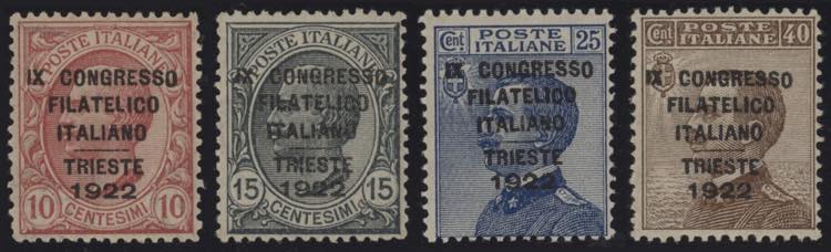 1922 - Congresso Filatelico di ... 