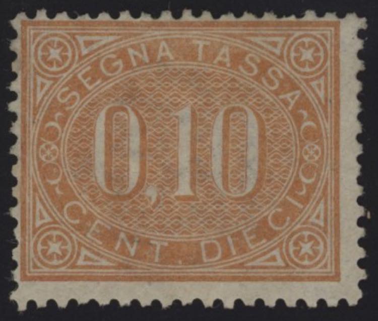 1869 - 10 centesimi bruno arancio, ... 