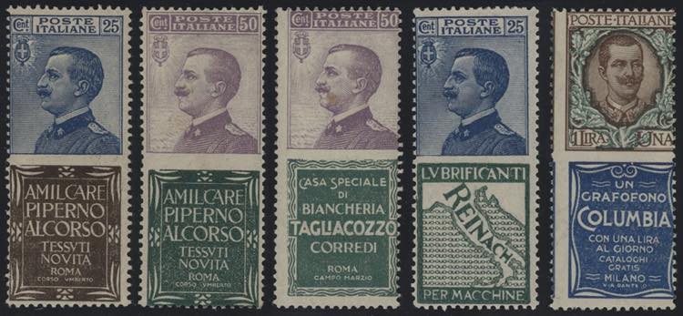 1924 - Piperno 25 e 50 cent., ... 