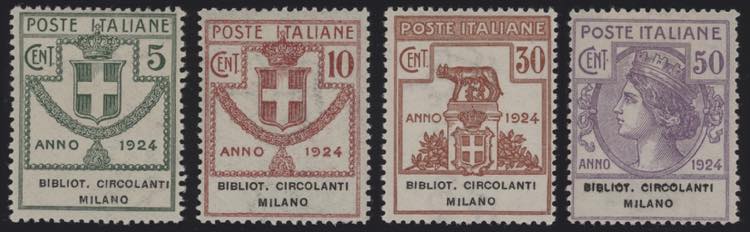 1924 - Bibliot. Circolanti Milano, ... 