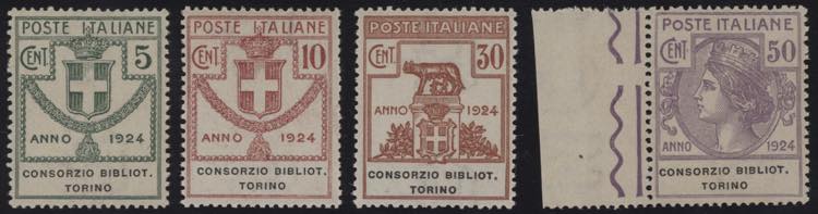 1924 - Consorzio Bibliot. Torino, ... 