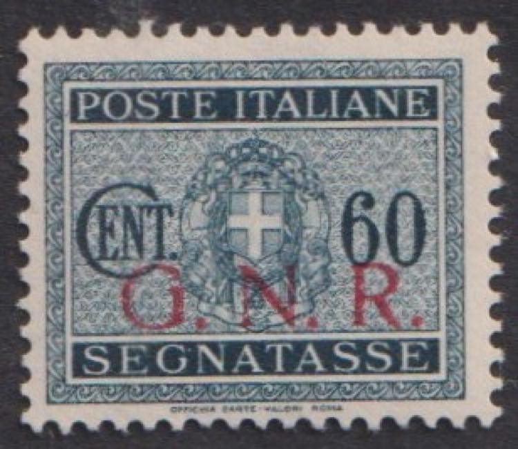 1944 - GNR Brescia 60 cent., Sx ... 
