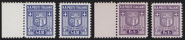 1944 - Stemma del Comune, I e II ... 