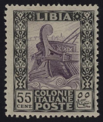 1924 - Pittorica 55 c. dentellato ... 