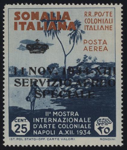 1934 - Sovrastampato Servizio ... 