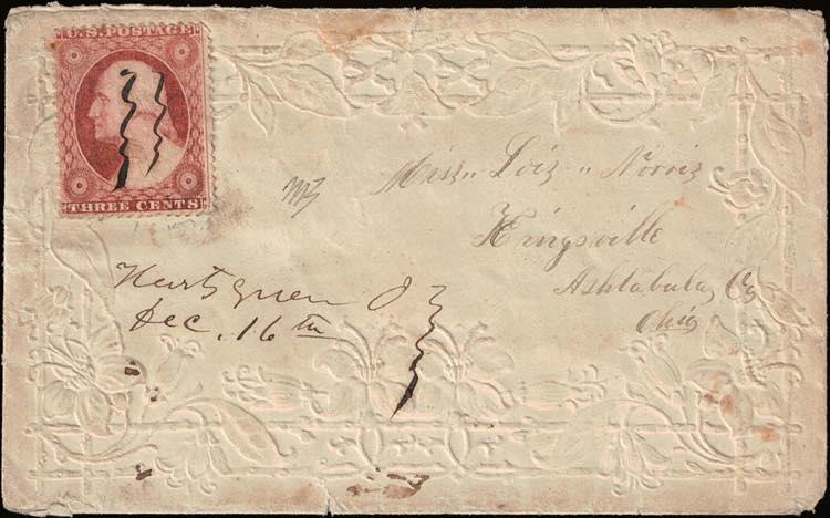 1857 - Washington 3 cent. su bella ... 