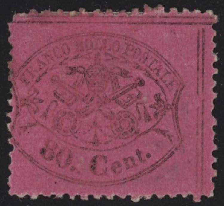 1868 - Fragolone, 80 centesimi ... 