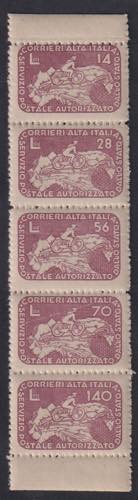 1945 - Coralit, Ciclista 5 valori ... 