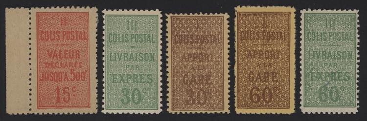 1918/23 - Colis Postal, PP n° ... 