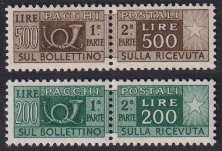 1946 - Pacchi Ruota, PP n° 66/78 ... 