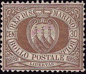 1877 - 30 c. bruno, n° 6, ... 