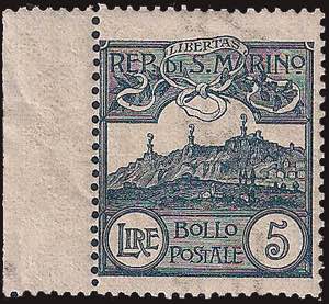 1903 - Vedute 5 L. ardesia, n° 45, ... 