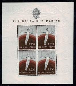 1955 - Ginnasta 250 Lire, BF n° 17, ... 