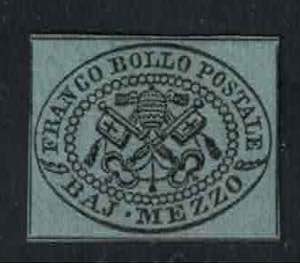 1852 - 1/2 baj grigio verdastro, n° 1b, ... 