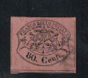 1867 - 80 c. rosa lillaceo, n° 20, ottimo, ... 
