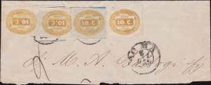 1865 - Regno 10 c. ocra, Sx n° 1, ... 