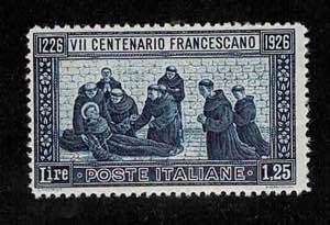 1926 - S. Francesco Lire 1,25 dentellatura ... 