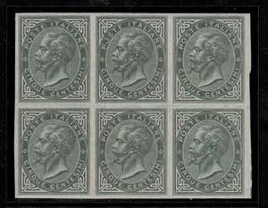1863 - 5 c. grigio verde TO , n° P16, in ... 