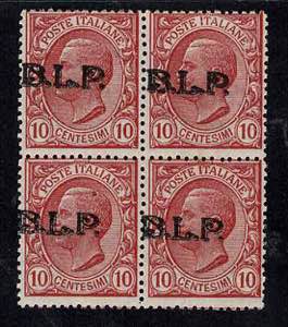 1923 - 10 c. BLP III tipo, BLP n° 13 ... 
