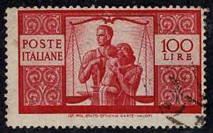 1945 - Democratica 100 Lire, n° 565 (Spec. ... 