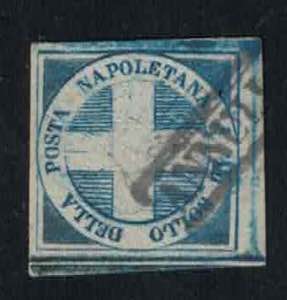 1860 - Crocetta, 1/2 tornese azzurro, n° ... 