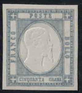 1861 - 50 grana grigio perla scuro, n° 24b ... 